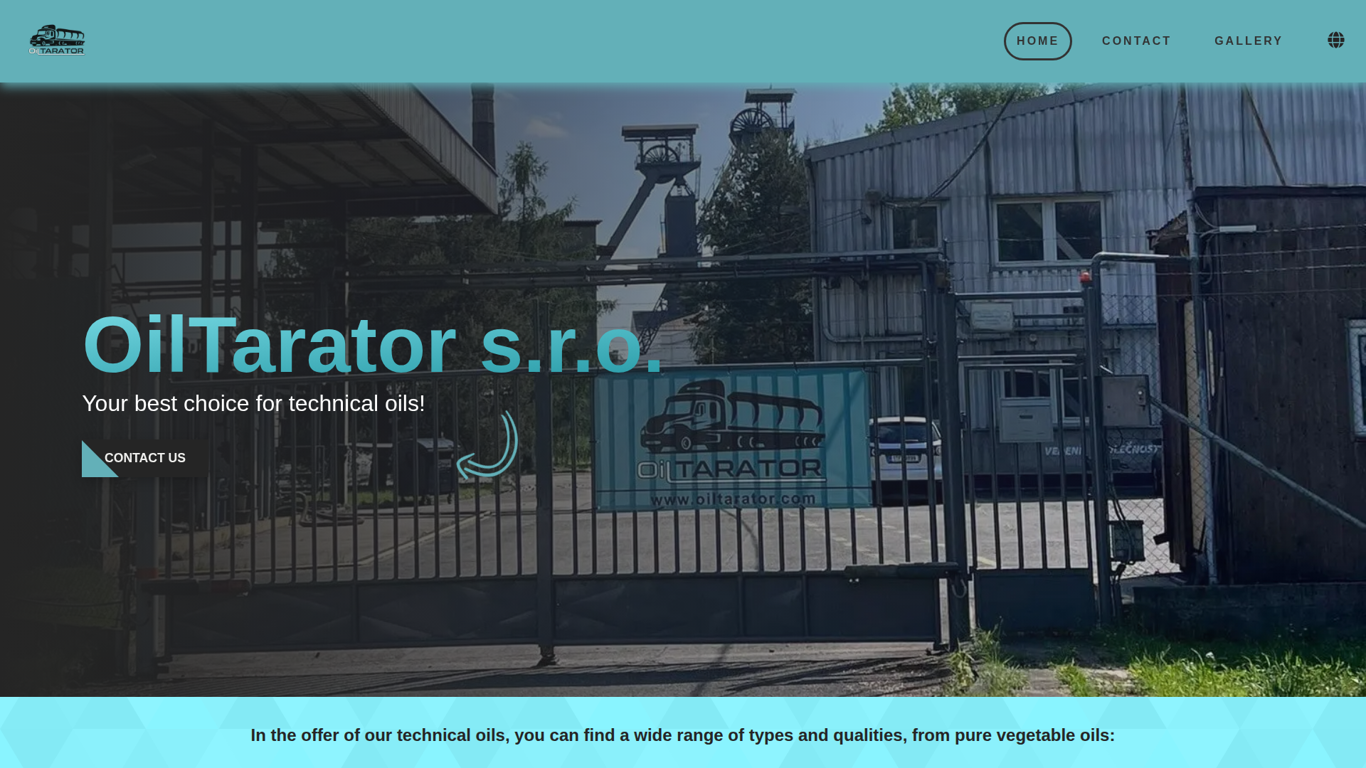OilTarator - New Website for a Czech Oil Company